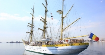 Stire din Eveniment : Bricul "Mircea", aventuri la Marea Nordului. 46 de cadeți germani, în premieră la bord