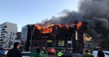 Stire din Eveniment : Incendiu puternic la un centru comercial din București