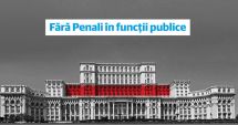 Stire din Politică-Administrație : Campania "Fără Penali în funcții publice", în paralel cu Neversea