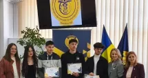 Stire din Economie : Elevi constănțeni, premiați la cea de-a patra ediție a Concursului de cultură și educație financiar-contabilă