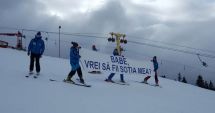 Cerere în căsătorie unică, pe o pârtie de schi din România