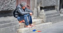 Stire din Social : Bărbat care se prefăcea că este bolnav, prins la cerșit de polițiștii constănțeni