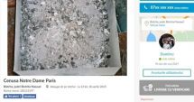 Stire din Social : Românii au început să vândă pe internet "cenușă de la Catedrala Notre-Dame"