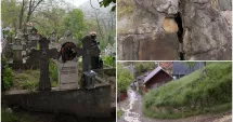 Stire din Eveniment : Un cimitir riscă să se prăbușească peste case. Localnicii se tem că „se trezesc cu morții în drum”