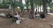 Stire din Social : Luat la întrebări de polițiști. Și-a improvizat adăpost pe locul de joacă al copiilor
