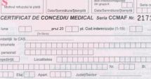 Concediu medical 2023. Se schimbă formularele de la 1 ianuarie