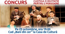 Stire din Cultură-Educație : CONCURS. Cuget Liber te trimite la spectacolul "Bani din cer"
