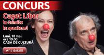 Stire din Cultură-Educație : Concurs Cuget Liber / Cine sunt cei trei câștigători ai invitațiilor la spectacolul "MĂ TOT DUC"