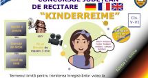 Stire din Cultură-Educație : Colegiul ”Mircea cel Bătrân” lansează Concursul județean de recitare "Kinderreime"