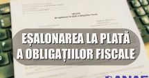 Stire din Economie : Condițiile ce trebuie îndeplinite pentru a beneficia de eșalonarea la plată a obligațiilor fiscale