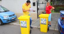 Stire din Social : Continuă distribuirea pubelelor galbene în zonele de case din  Constanța