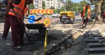 Stire din Social : Continuă lucrările de modernizare a străzilor și trotuarelor