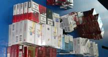 Stire din Eveniment : Sute de pachete cu țigări, confiscate