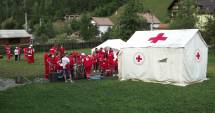 Stire din Social : Crucea Roșie  a trimis ajutoare  în taberele  pentru refugiați