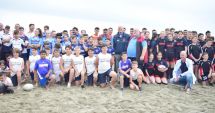 Stire din Sport : CS Cleopatra, de neoprit în Turneul "Oval 5 Beach Rugby Romania"