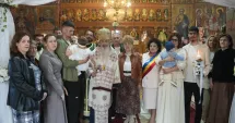 Stire din Social : Doi copii au fost botezați de Florii, la Cumpăna, într-un moment de profundă încărcătură spirituală