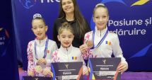 Stire din Sport : Micuțele gimnaste din Cumpăna s-au clasat pe podium la Cupa României