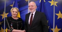 Stire din Politică-Administrație : Premierul Viorica Dăncilă, primită de Frans Timmermans, la Bruxelles