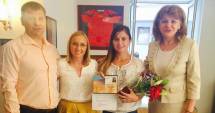 Stire din Sport : Sambo: Daniela Hondiu a primit titlul de maestru emerit al sportului