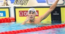 Stire din Sport : David Popovici, campion european la 50 de metri liber. Este a patra medalie de aur câștigată