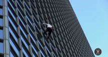 Omul-Păianjen francez lovește din nou! A urcat 187 de metri în 52 de minute