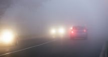 Cod galben de ceață în peste jumătate din țară, inclusiv la Constanța!