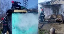 Stire din Eveniment : Incendiu violent, cauzat de o butelie! O persoană a suferit un atac de panică