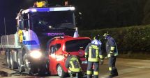 Stire din Eveniment : Coliziune frontală cu un camion! Nu a avut nicio șansă de scăpare