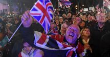 Stire din Actualitate : "BREXIT FERICIT!": Petrecere cu steaguri și șampanie lângă Parlamentul britanic