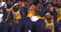 Stire din Sport : Lacrimi de durere! Kobe Bryant, omagiat de Lakers