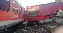 Stire din Eveniment : ACCIDENT SPECTACULOS! A căzut cu mastodontul pe calea ferată!