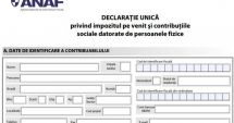 Stire din Social : Cine depune declaraţie unică în 2025. Schimbări anunţate de ANAF