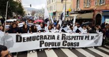 Demonstrații în Corsica, în favoarea autonomiei, înaintea vizitei președintelui Macron