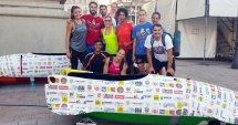 Stire din Sport : Demonstrații pentru public și antrenamente de bob și skeleton starturi, în Piața Ovidiu