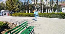 Stire din Social : Continuă acțiunile de dezinfecție la Căminul pentru Persoane Vârstnice