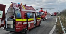 Stire din Eveniment : Accident grav pe autostrada A2. O victimă a fost transportată la spital