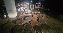 Stire din Eveniment : Doi bărbați din Constanța au fost reținuți pentru că au furat zeci de capace de canalizare