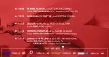 Stire din Actualitate : Programul zilei de duminică, 19 aprilie, de la Antena 3 Constanța