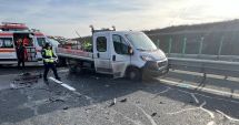 Stire din Eveniment : UPDATE O persoană a murit în accidentul produs pe A2. Echipajul elicopterului SMURD a constatat decesul