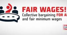 Stire din Economie : ETUC cere instituirea salariilor minime juste și a negocierilor colective printr-o directivă europeană