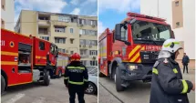 Stire din Eveniment : Incendiu puternic într-un apartament după o explozie. Patru persoane au avut nevoie de îngrijiri medicale