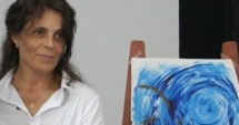 Stire din Cultură-Educație : "Marea în culorile sale românești", pictată de  Rodica Nazarenco