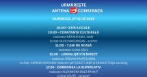 Stire din Actualitate : Programul zilei de duminică, 27 iulie, la Antena 3 Constanța