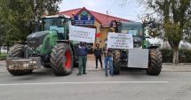Fermierii dobrogeni s-au alăturat colegilor din Moldova şi au protestat