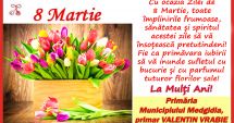 Stire din Politică-Administrație : Mesajul primarului Valentin VRABIE cu ocazia zilei de 8 Martie