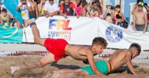 Stire din Sport : Micii sportivi de la CSM Constanţa participă la Campionatul Naţional de Lupte pe Plajă
