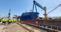 Stire din Cultură-Educație : Elevi din toată ţara au vizitat Şantierul Naval Constanţa. Momente de neuitat la bordul navei Histria Giada