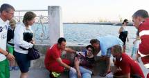 Stire din Eveniment : Cum s-a întâmplat accidentul  de la Cazino. Turista și-a recunoscut  vina, deși balustrada avea probleme