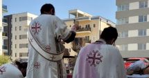 Stire din Eveniment : O minune și o încercare. O lună de când Biserica "Sfânta Ecaterina" a fost mistuită de flăcări!