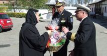 Stire din Eveniment : Legătură spirituală dintre marinarii militari și Mănăstirea Dintr-un Lemn
